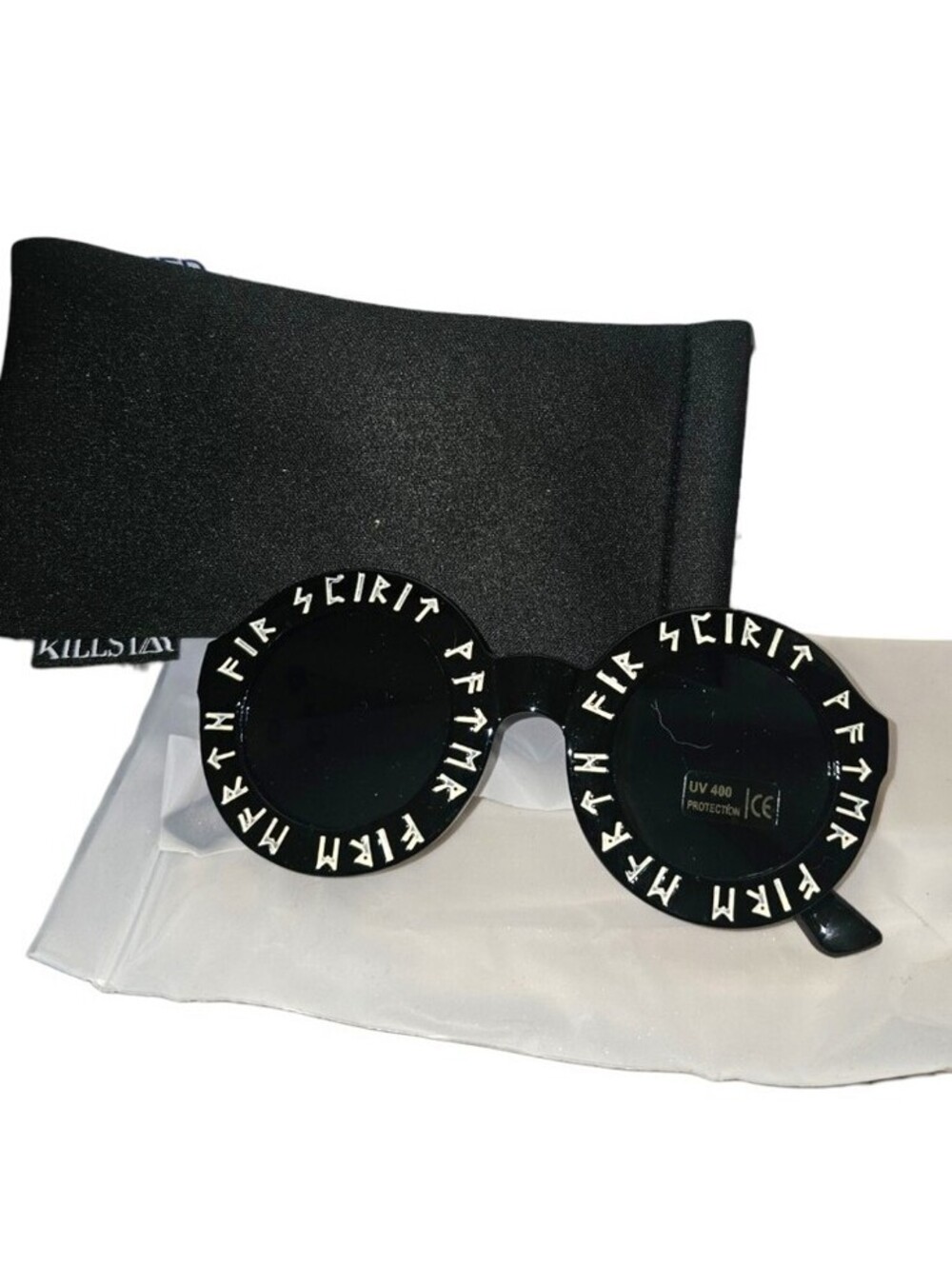 Killstar Black Elements Sunglasses NEW With Pouch And Box